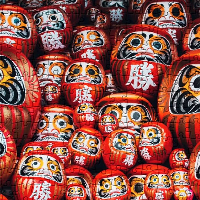 Muñecas Daruma en el Templo Katsuoji - Japón - Imagen 2